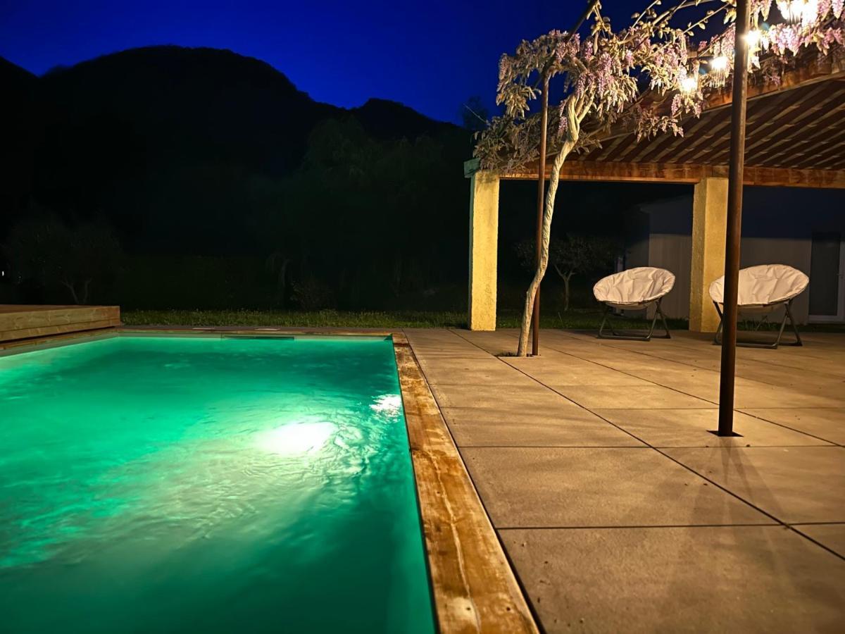 Villa Estive Des Angelettes Piscine Chauffee Sauna Saint-Ferréol-Trente